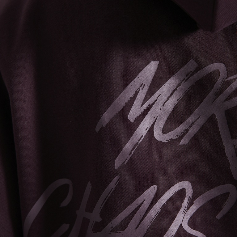 Printed hoodie "Over"